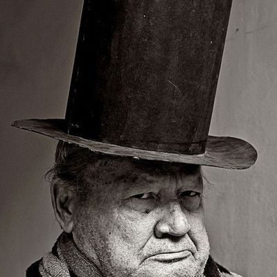 Man in Tall Hat