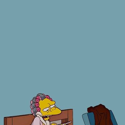 Marge Simpson in Curlers