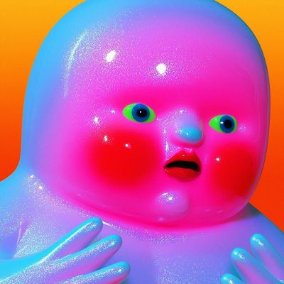 Glowing Neon Baby
