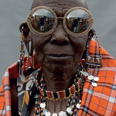 African Woman with Ornate Jewelry