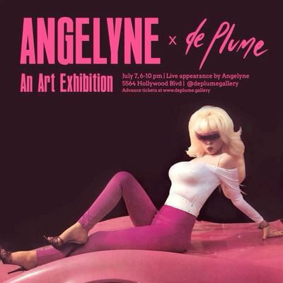Angelyne x de Plume Art Exhibition