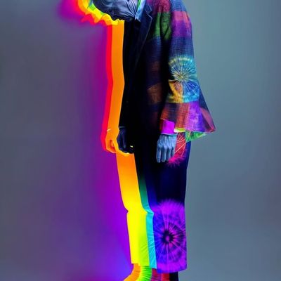 Rainbow Mannequin Suit