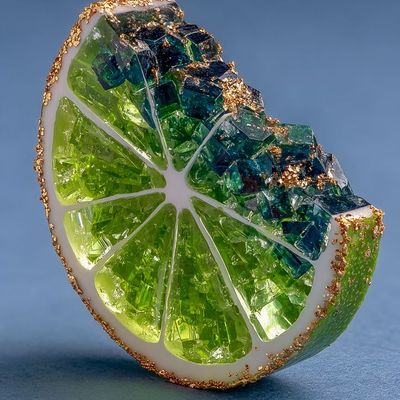 Crystal Lime Slice