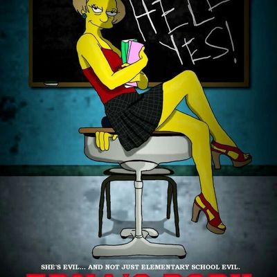 Teacher's Evil Side teacher classroom evil books chalkboard