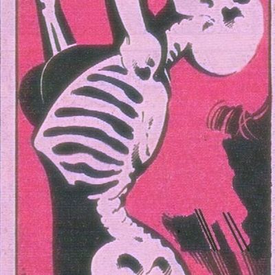 Surreal Skeleton Embracing