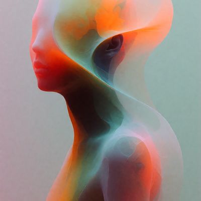 Translucent Female Torso