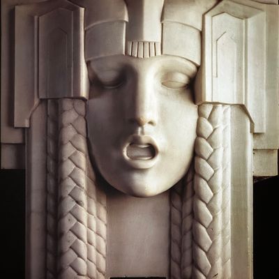 Art Deco Female Bust Sculpture