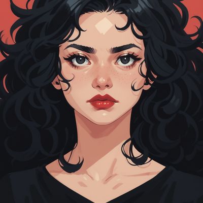Curly-haired Woman