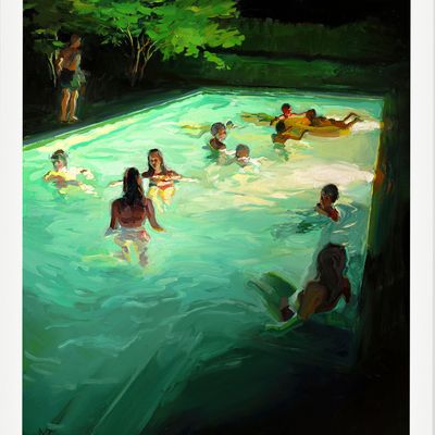 Night Pool Party
