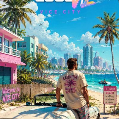 Vice City Beach Scene