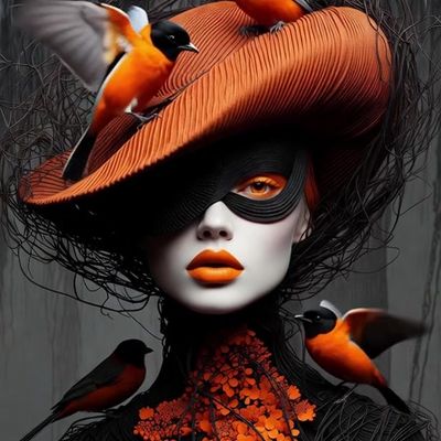 Elegant Bird Hat