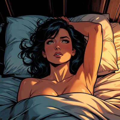 Woman in Bed