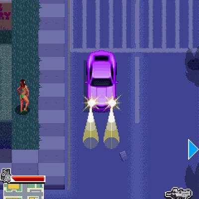 Purple Car with Veins