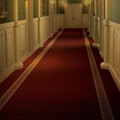 Elegant Red Carpet Hallway