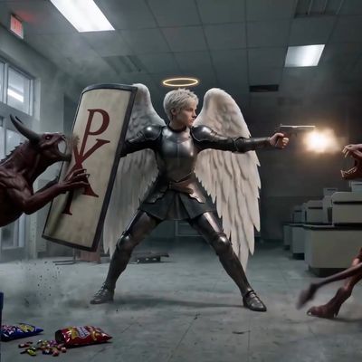 Angel Warrior vs Demons angel warrior demons sword shield