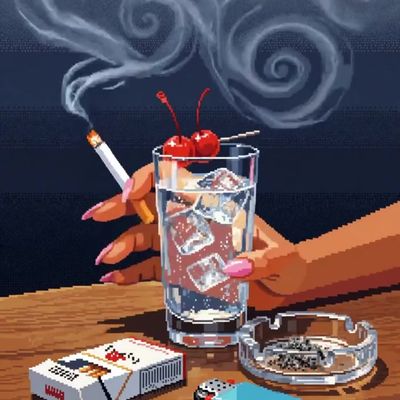 Smoking and Drinking Scene