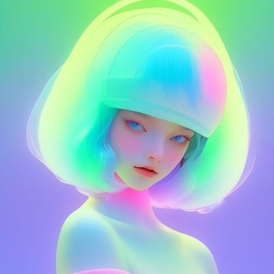 Neon Girl Helmet
