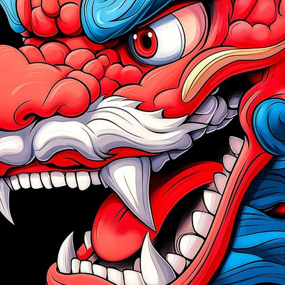 Dragon's Fury traditional art painting color contemporaryart conceptart