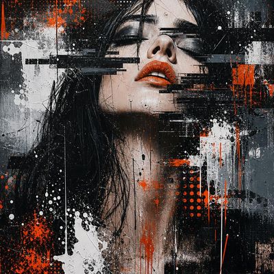 Glitch Art Portrait