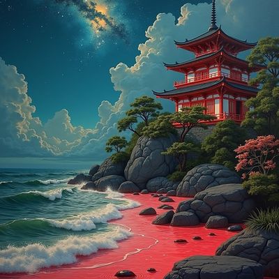 Red Pagoda Dreamscape