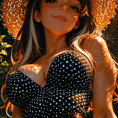 Sunlit Polka Dot