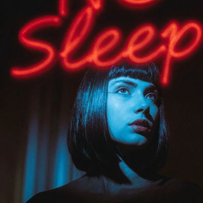 No Sleep woman cyberpunk neon nightcity futuristic