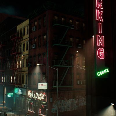 Victor Ullmann's Impressive NYC Alley in UE4