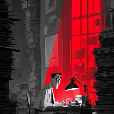 Late Night at the Office