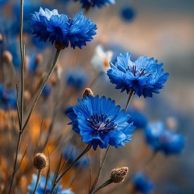 Blue Cornflowers