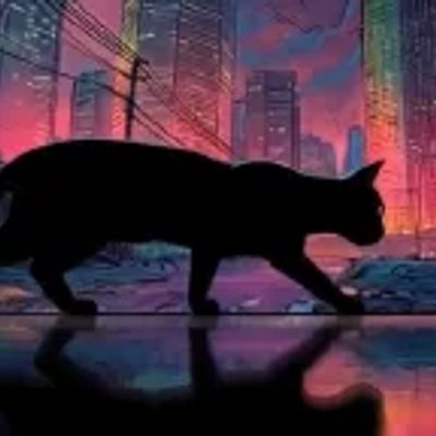 Perfect Loop Cybercat Silhouette