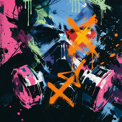 Abstract Urban Graffiti