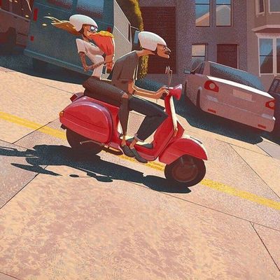 Urban Scooter Ride