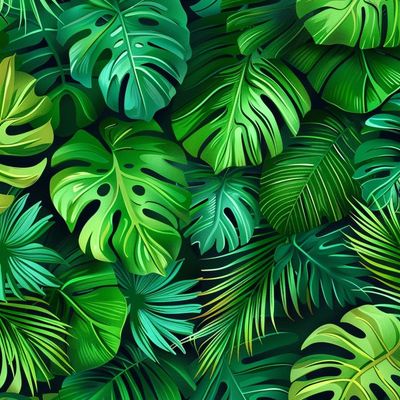 Tropical Leaf Pattern