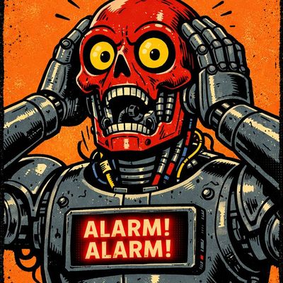 Robot Skull Alarm