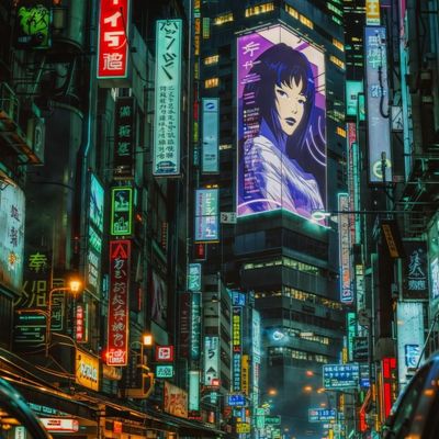 Cyberpunk Neon Megacity