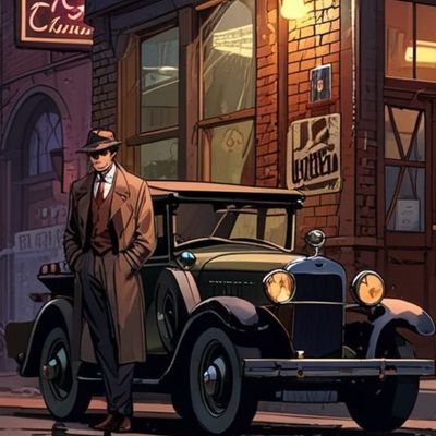 Vintage noir