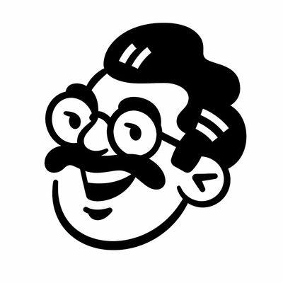 Cartoon Clown clown mask glasses smile funny