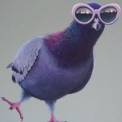 Glasses Pigeon