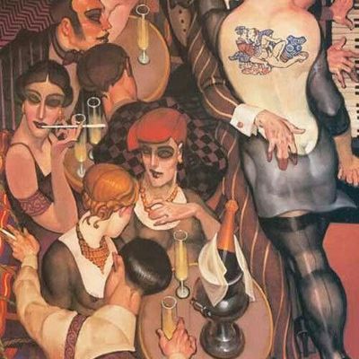 Art Deco Tattooed Figures