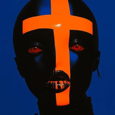 Neon Cross Mask