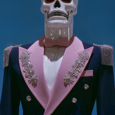 Skull in Formal Attire skull formal costume skeleton mask