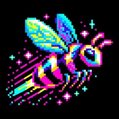 Pixelated Bee