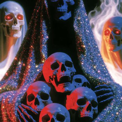 Glowing Skulls