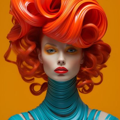 Neon Hair Fantasy