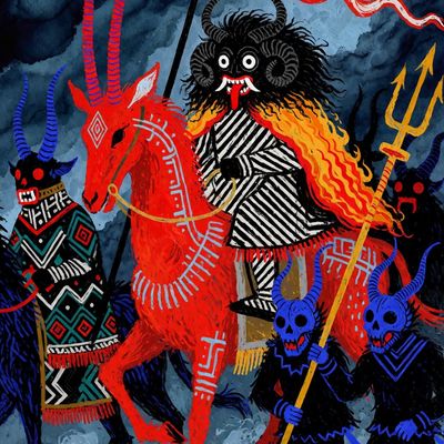 Nightmare Ride traditional art painting color surrealism conceptart