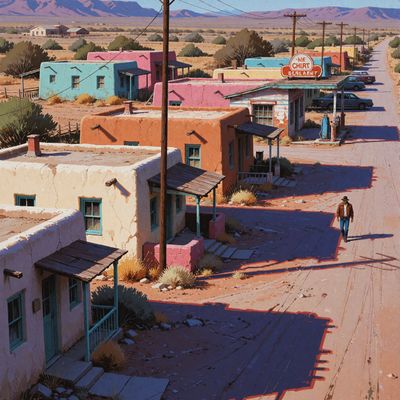 Desert Town Shadows