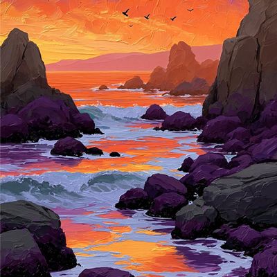 Rocky Sunset