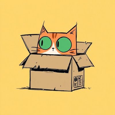Cat in Box