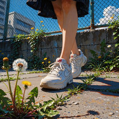 Urban Dandelions woman streetart contemporaryart color composition