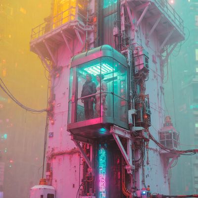 Cyberpunk Tower
